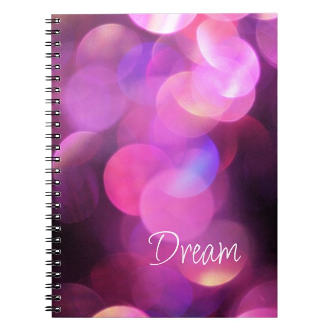 Script blanc "Dream", Journal des étincelles viole (Devant)