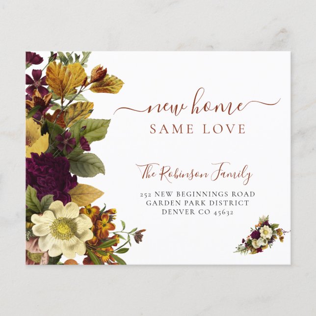 Script botanique d'automne budgétaire déplacement  (Devant)