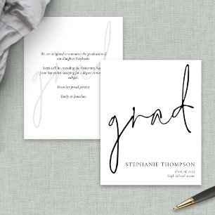 Script budgétaire 2024 Faire-part des diplômés