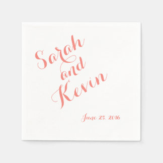 Script classique | Élégantes serviettes en papier