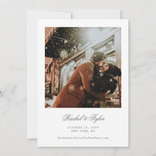 Script classique photo unique Enregistrer la date