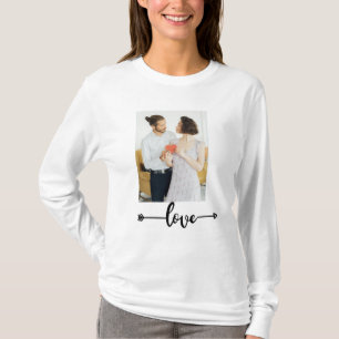 Script d'amour avec flèche – T-shirt pour couple r