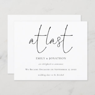 Script de budget au Faire-part Fiançailles Dernier