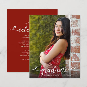 Script de Graduation de photo budget rouge Invitat