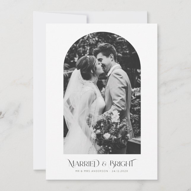 script de noël arche vacances mariage faire-part (Devant)