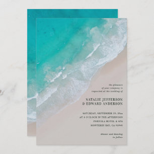 Script de plage océanique moderne sable élégant tr