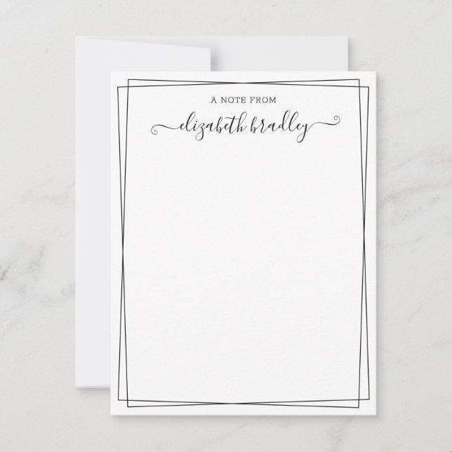 Script De Signature Fille Du Bureau De La Carte De (Devant)