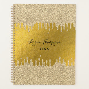 Script de signature Gold Metallic Golden Drips