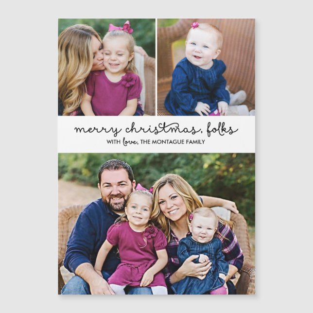 Script décontracté 3 Photo Noël Magique (Devant)