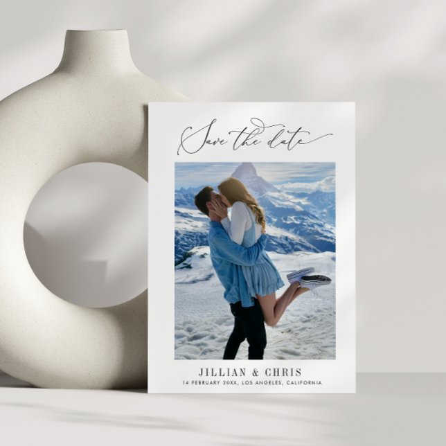 script design photo moderne enregistrer la carte d (Créateur téléchargé)