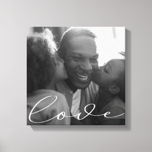 Script élégant Impression du canevas photo