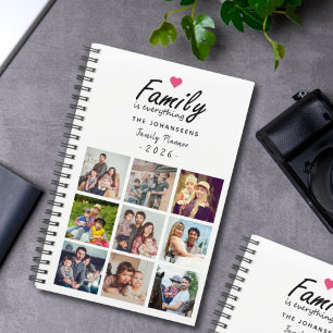 Script Family is Everything Photo Collage Moderne