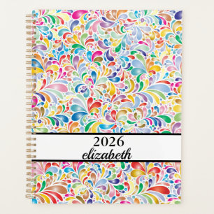 Script floral noir et or poussiéreux