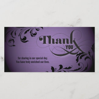 Script Gras mariage Merci Carte photo