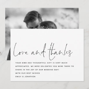 Script Love Merci Mariage photo Merci