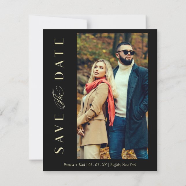 Script lunaire photo Mariage noir budget (Devant)