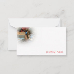 Script main de Noël Monogramme Élégant Modèle