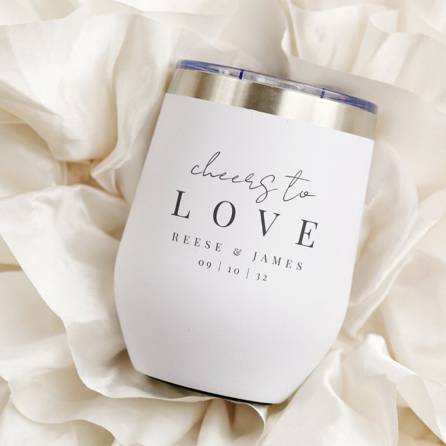 Script minimal moderne applaudit à l'amour mariage (Créateur téléchargé)