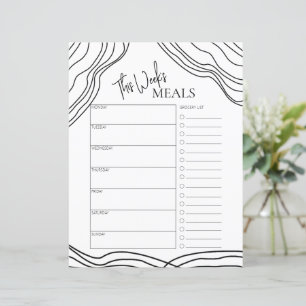 Script minimal Texte hebdomadaire Planificateur de