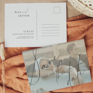 Script Minimaliste Enregistrer La Date Invitation