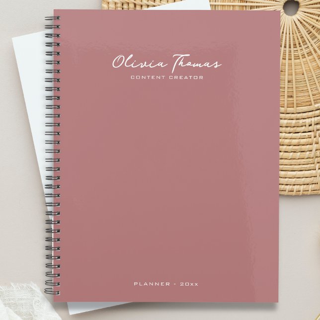 Script minimaliste moderne Boho personnalisé (Créateur téléchargé)