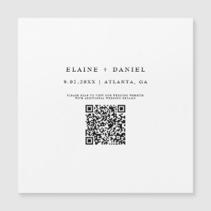 Script Minimaliste QR Code Enregistrer l'aimant de