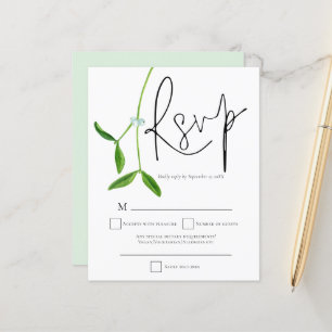 Script Mistletoe Budget Noël Mariage RSVP