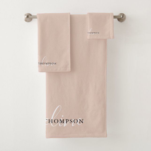 Script moderne Boho Beige Calligraphie (En situation)
