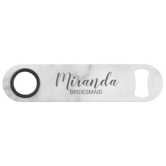 Script moderne Bridesmiad personnalisé (Devant (Horizontal))
