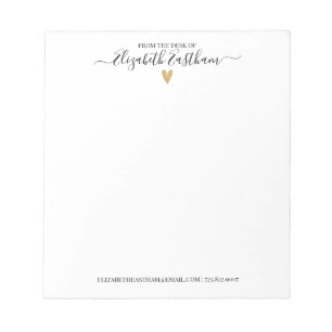 Script moderne du bureau du Bloc-notes