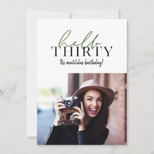 Script moderne et photo géométrique 30e anniversai