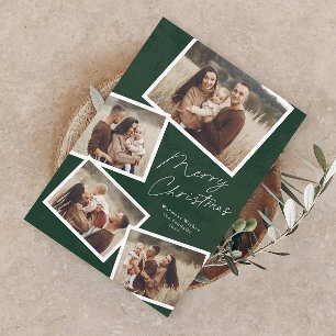 Script moderne Joyeux Noël Photo Collage