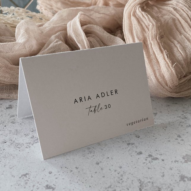 Script moderne Mariage Menu Option Cartes de place (Créateur téléchargé)