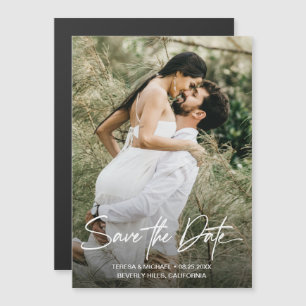 Script moderne Mariage simple Enregistrer la photo