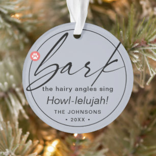 Script moderne Noël Bark Chien photo Dusty