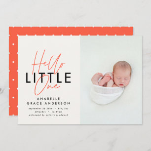 Script moderne photo bonjour petit un