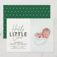 Script moderne photo bonjour petite une naissance 