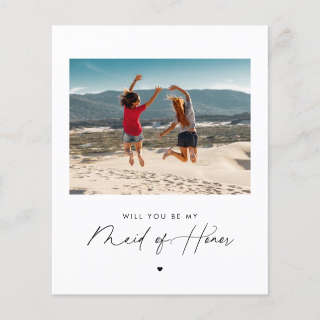 Script moderne Serez-vous ma servante d'honneur Ph (Devant)