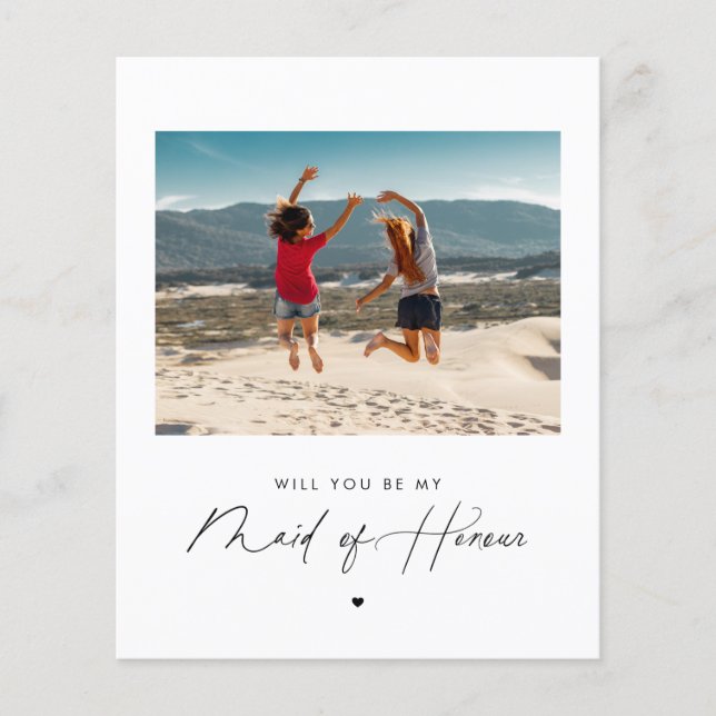 Script moderne Serez-vous ma servante d'honneur Ph (Devant)