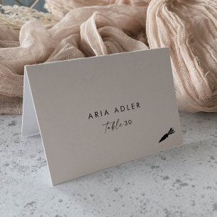 Script moderne Veggie Menu Option Cartes de place