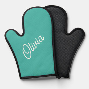 Script monogramme turquoise