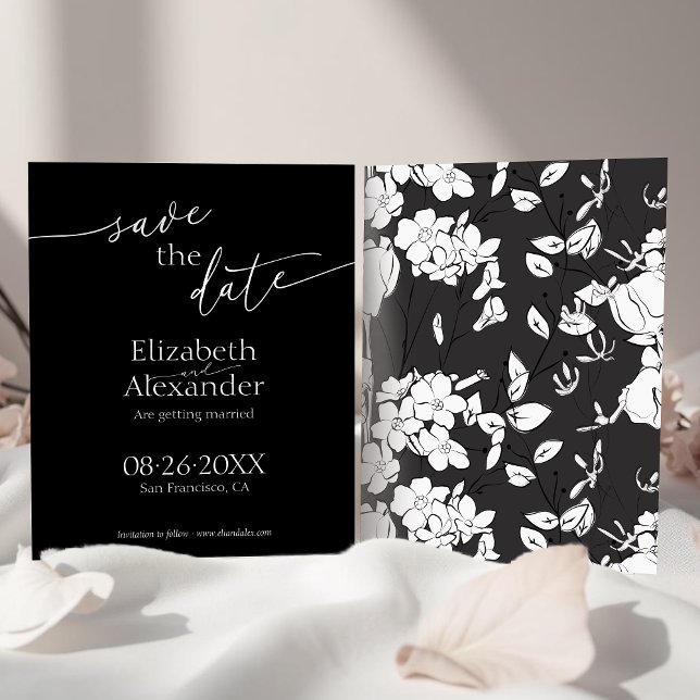 Script noir et blanc minimal du budget Enregistrer (Créateur téléchargé)