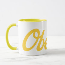 Script Oberlin Mug