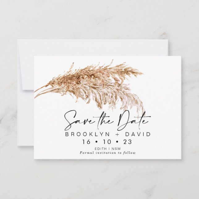 Script Pampas Mariage Grass Enregistrer La Carte D (Devant)