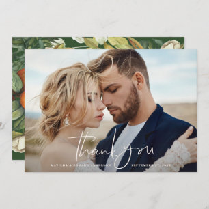 Script photo mariage merci agrumes botanique