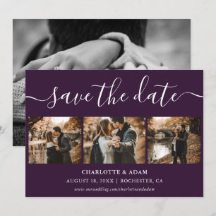 Script Purple Photo Mariage Enregistrer Les Cartes
