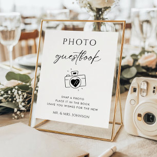 Script rustique Caméra Photo Livre d'or Mariage Si