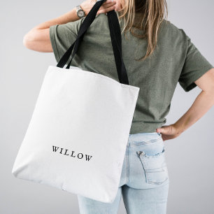 Script rustique Monogramme Sac fourre-tout de la s