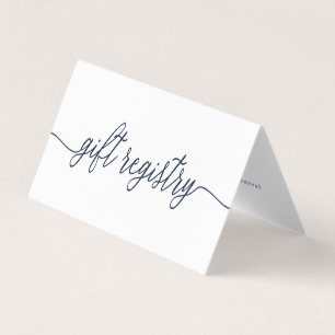 Script Simple Avec Carte De Registre Cadeau Photo