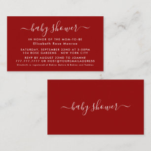Script simple - Invitation de billet Baby shower